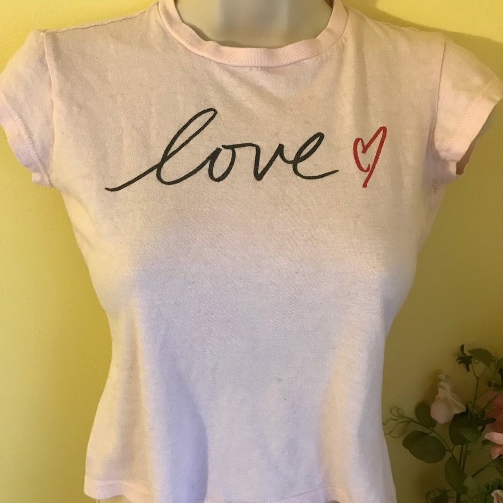 💐💕Light pink baby tee 💐💕